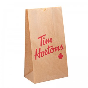 paper custom paper bag logo brown packaging wholesale food paper bag packaging