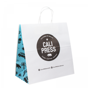White Black Paper Bag With Logo, Recycled Brown Kraft Paper Bags With Handle, Custom Kraft Paper Shopping Bag With Your Own Logo