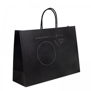 custom paper bag with your own logo,disposable eco friendly paper bag with twisted handle,printing brown kraft paper bags