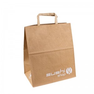 custom print paper bag recycled kraft paper bag kraft bag custom