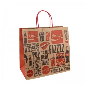 custom craft paper bag  wholesale recycled paper bags custom print logo
