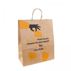 designer paper bag kraft premium paper bags logo handle kraft paper bag china brown kraft paper bags