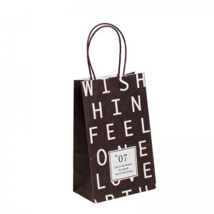 luxury paper bag with your own logo paper bags handle craft paper bag