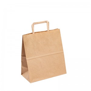 kraft retail bolsas luxury paper bag with your own logo kraft paper bag with handle