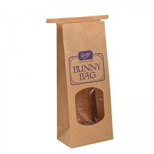 custom print logo brown paper bags takeaway craft shopping food packaging paper bag