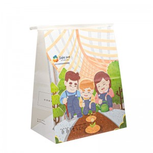 Wholesale Custom Size Kraft Paper Packing Bags For Bread Sandwich
