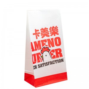 Greaseproof Fried Food Oil Proof Bread Hamburger Donuts Takeaway Kraft Paper Bags