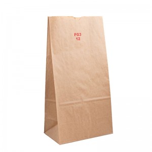 Custom Printed Carrier Takeout Restaurant Takeaway Kraft Lunch Paper Bags